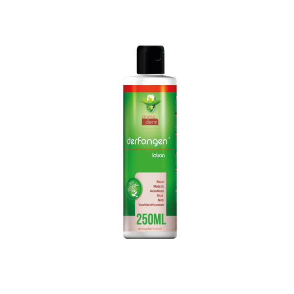 Derfongen lotion tegen mok bij paarden
